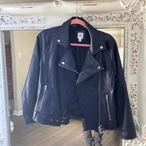 Gap Kids Faux Leather moto jacket NWOT